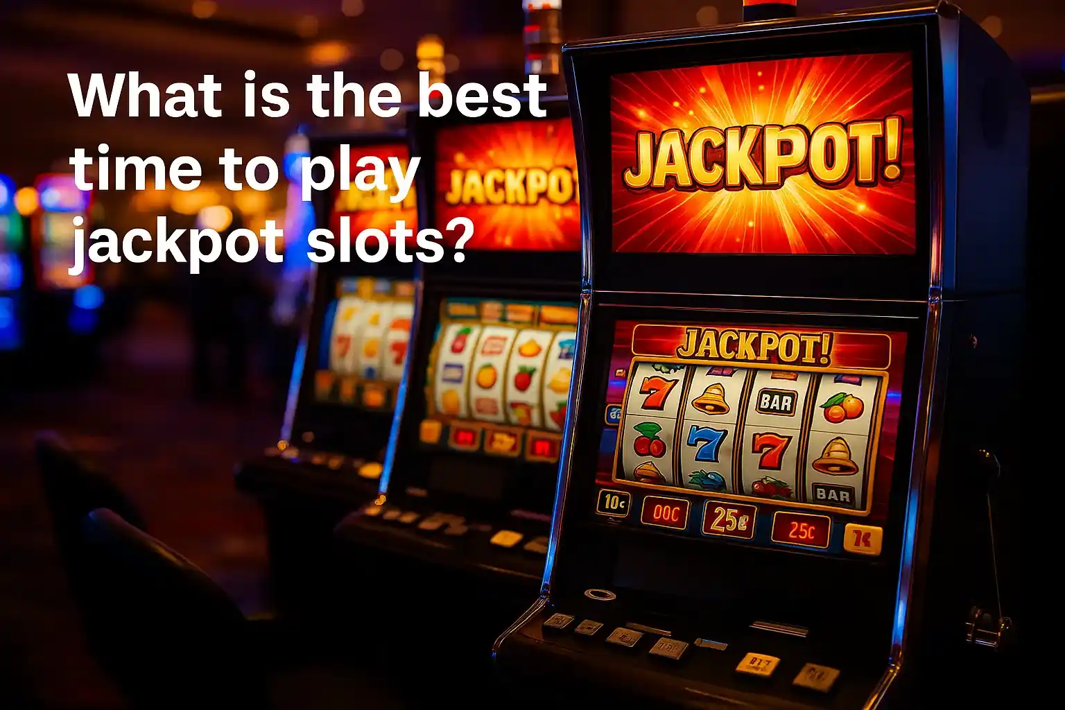 What is the Best Time to Play Jackpot Slots